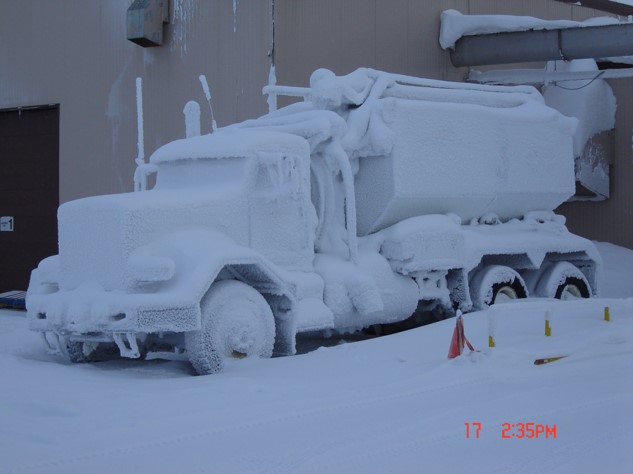 Frozen Truck in Arctic